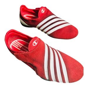 Champion Red and White Athletic Sneakers